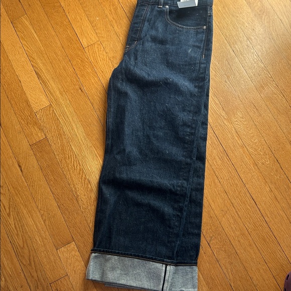 Madewell Dark Blue Flare Jeans - Picture 5 of 9
